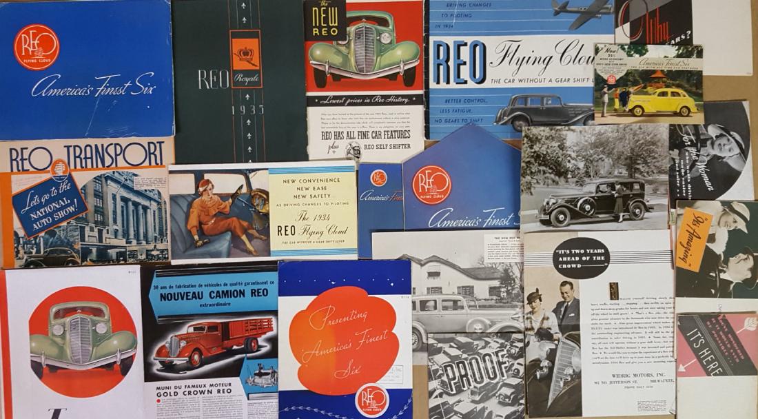 1930-1936 Reo passenger car brochures (1 of 3)