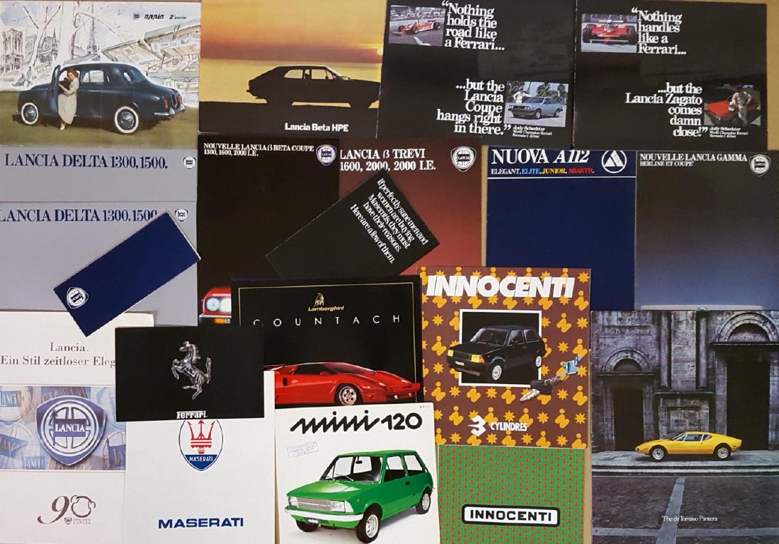 1950’s-1950’s Italian car items (1 of 2)