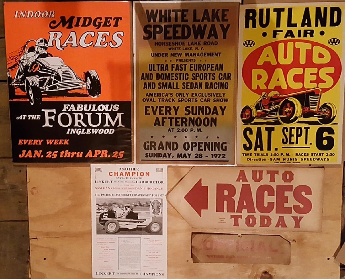 Six racing related posters (1 of 3)