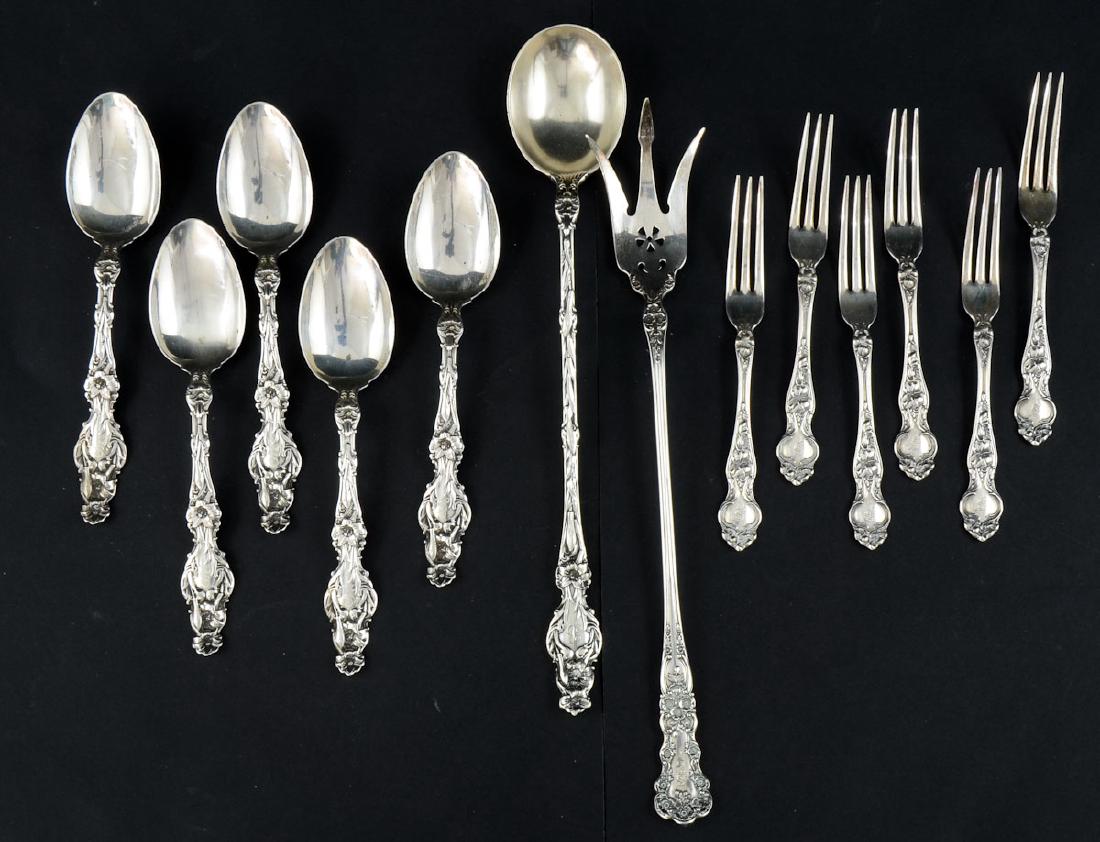 13 Pieces Antique Sterling Flatware (1 of 6)