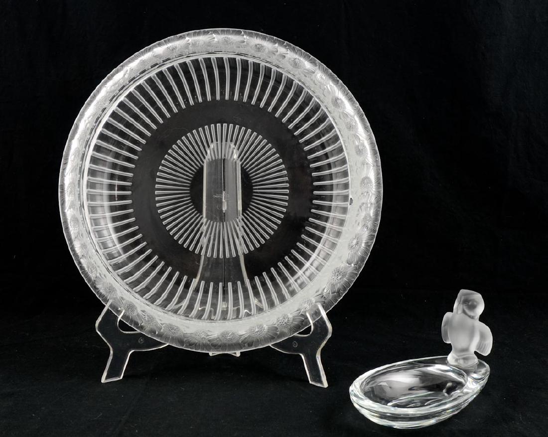 Two pieces of French Art Glass (1 of 8)