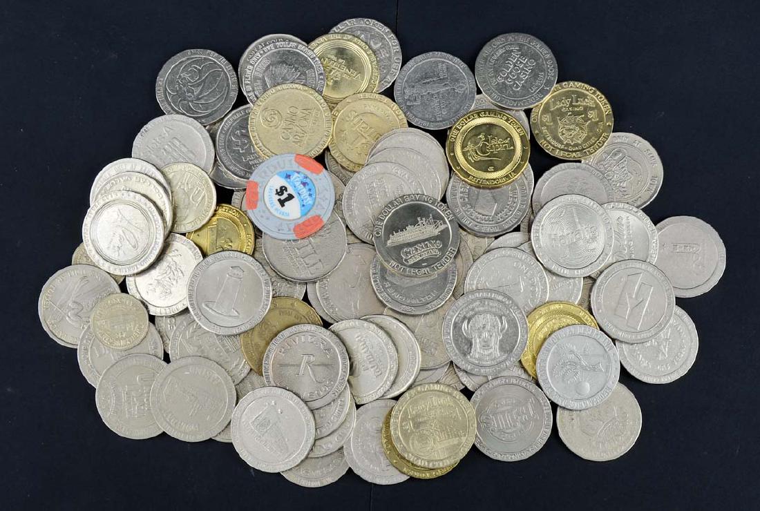 88 pcs Casino Gaming Tokens (1 of 1)