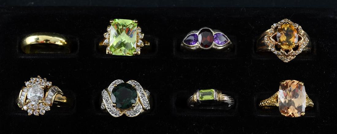 8 Sterling Silver Fashion Rings (1 of 1)