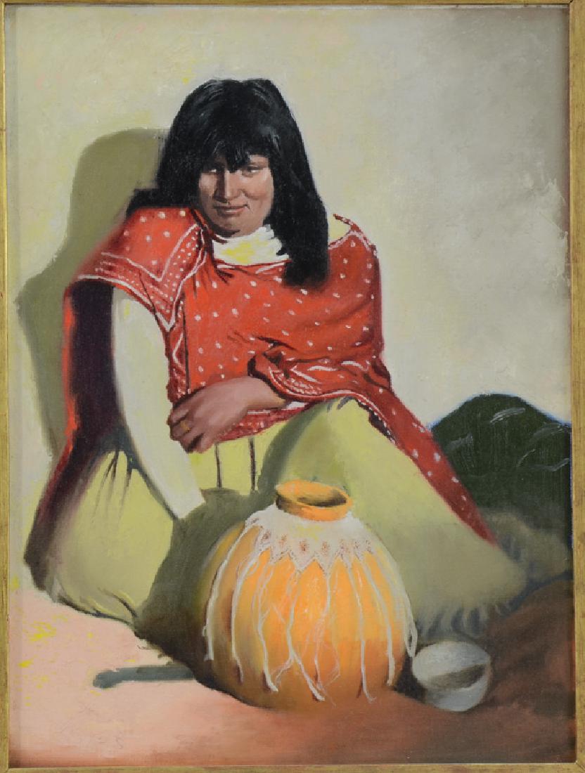 Southwest Style Portrait Painting (1 of 3)