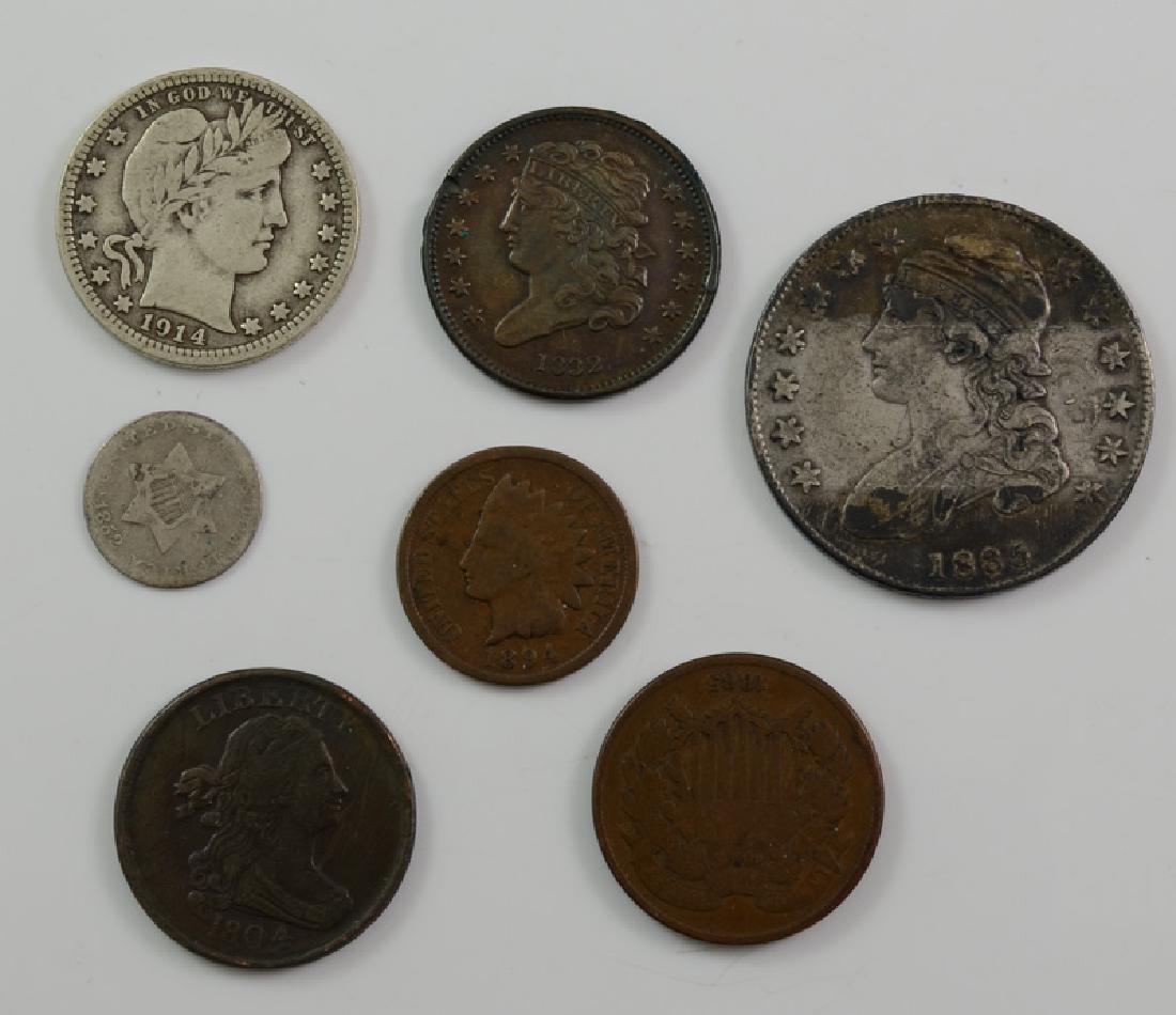 7 US Type Coins (1 of 2)