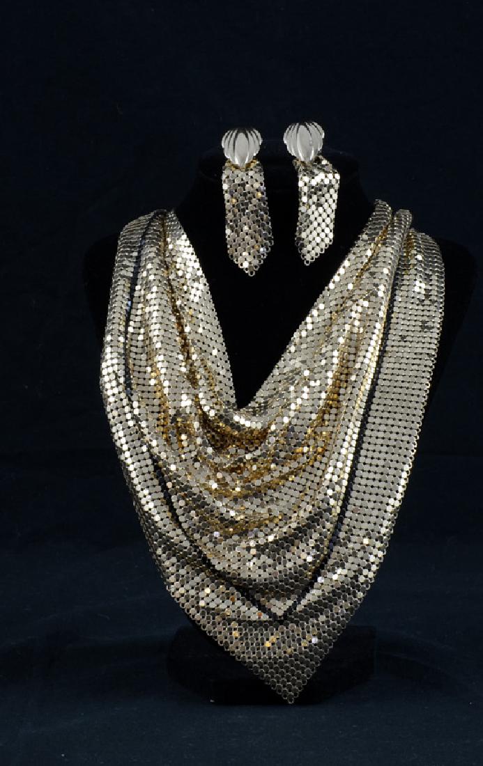 Whiting Davis Necklace and Earrings Set (1 of 3)