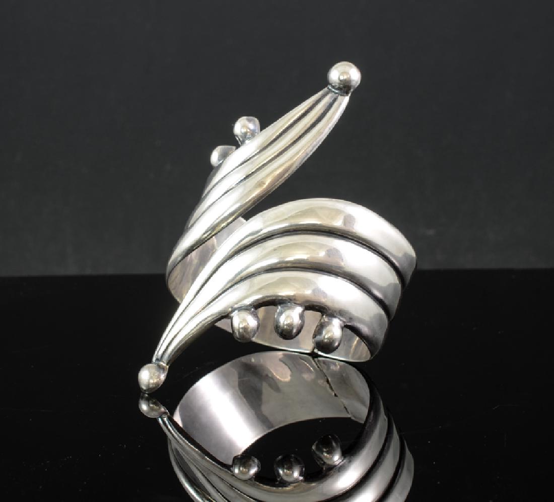 Taxco Sterling Silver Cuff Bracelet (1 of 2)