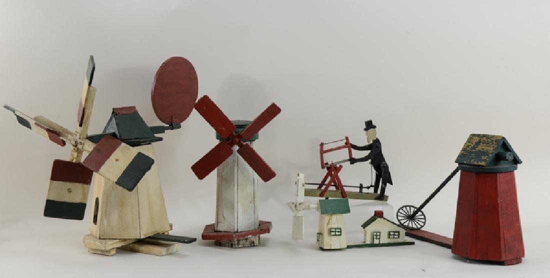 Five antique whirligigs (1 of 1)