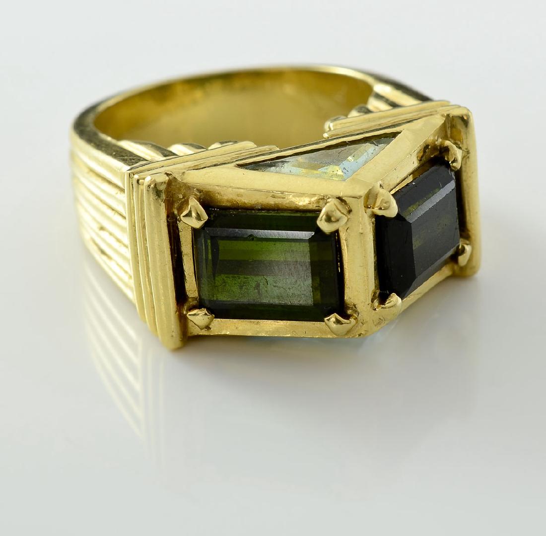 Ladies 18K Designer Cocktail Ring (1 of 4)