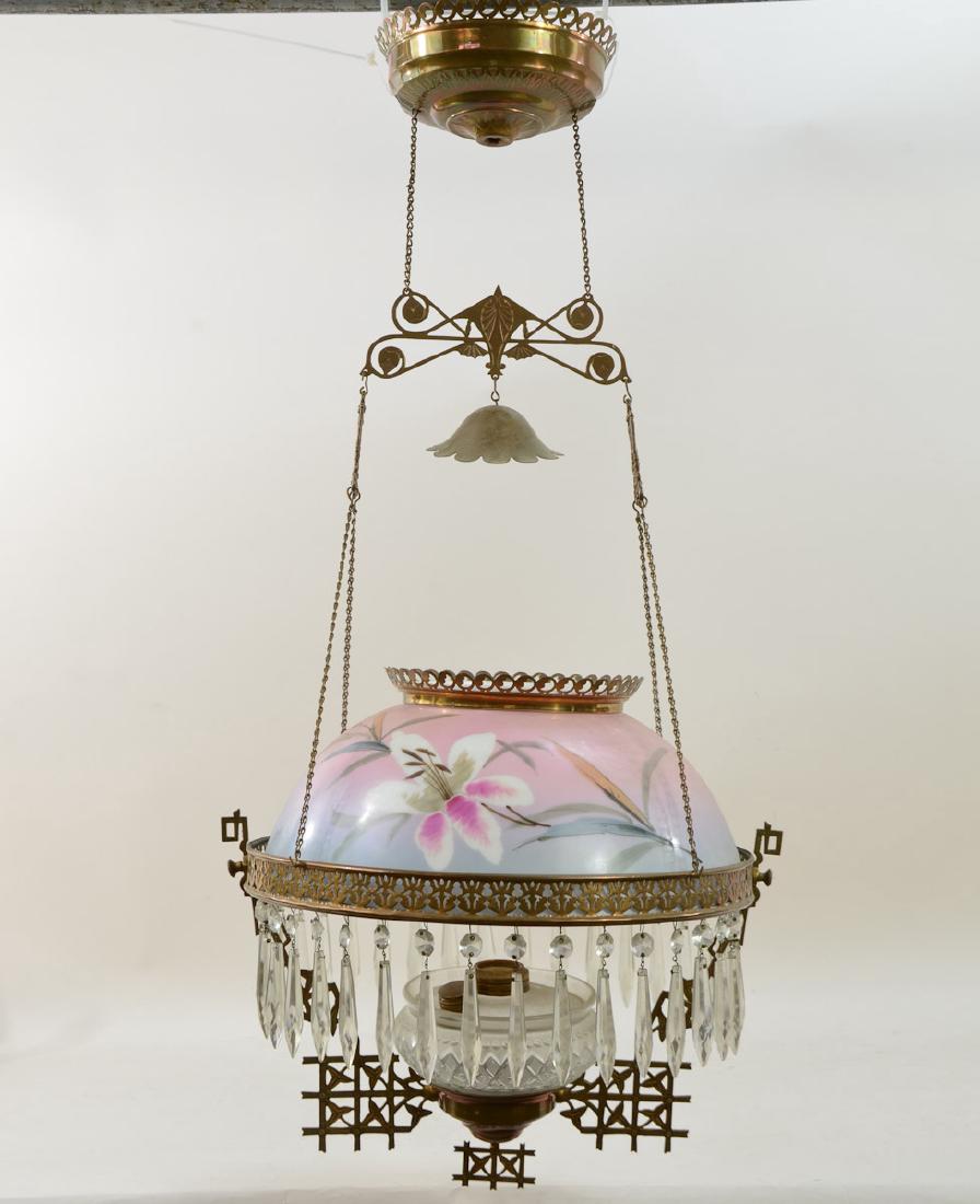 Antique Hanging Kerosene Lamp (1 of 3)