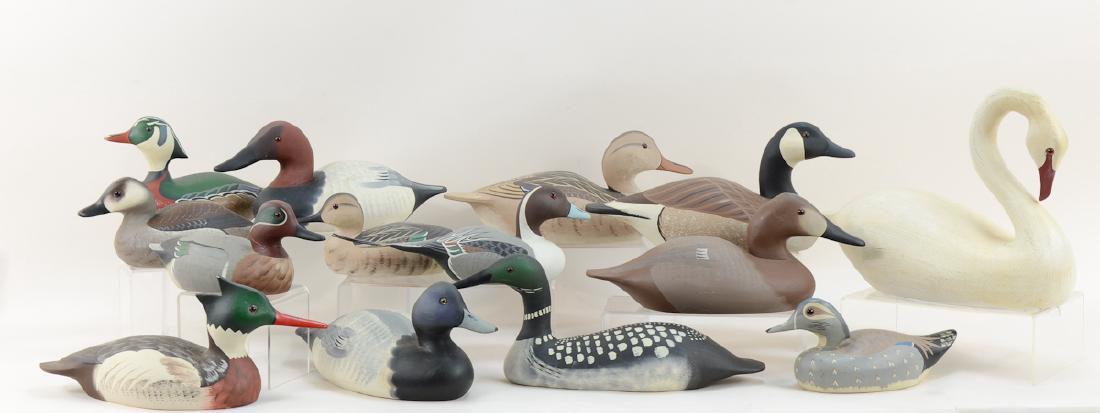 14 Carved Wood Decoys (1 of 6)