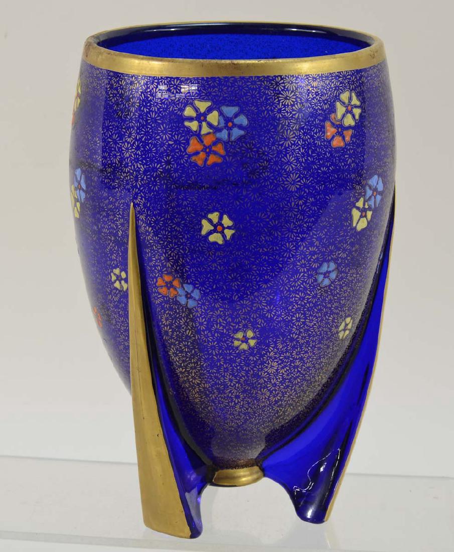 Duncan Miller Enamel Torpedo Vase (1 of 1)