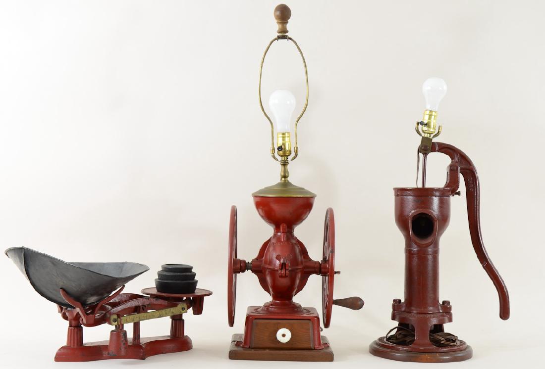 3 Vintage Cast Iron decorator items (1 of 9)