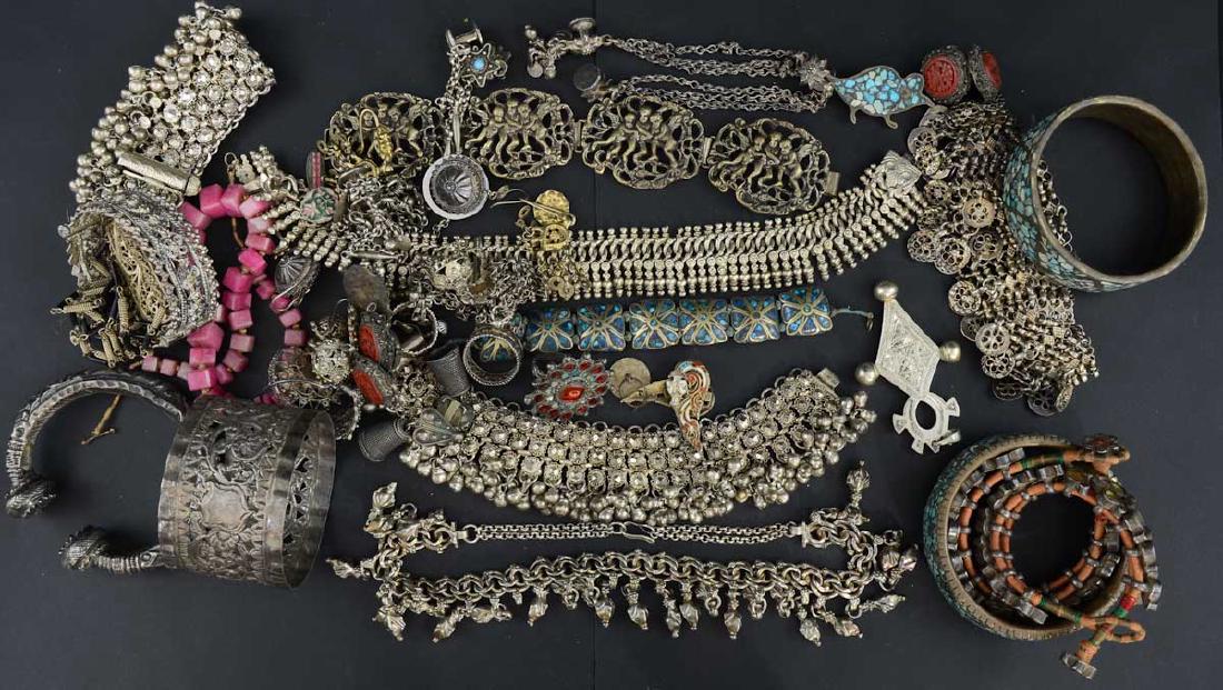 Antique Vintage Tribal Jewelry lot (1 of 3)