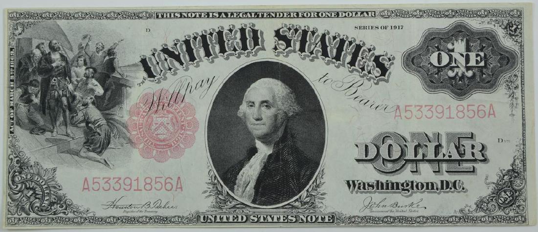 Series of 1917 $1 United States Legal Tender Note (1 of 2)