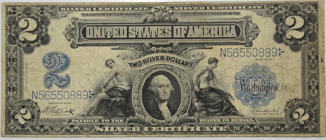 Series of 1899 Two Dollar Silver Certificate (1 of 2)