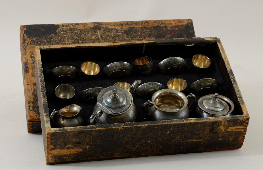 Antique Child's Silverplate tea set (1 of 3)