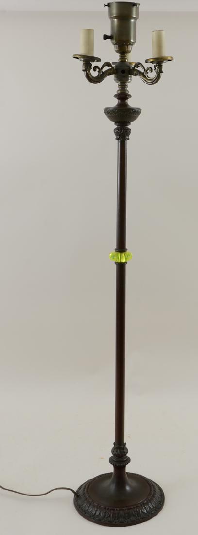 Antique Bronze Floor Lamp (1 of 4)