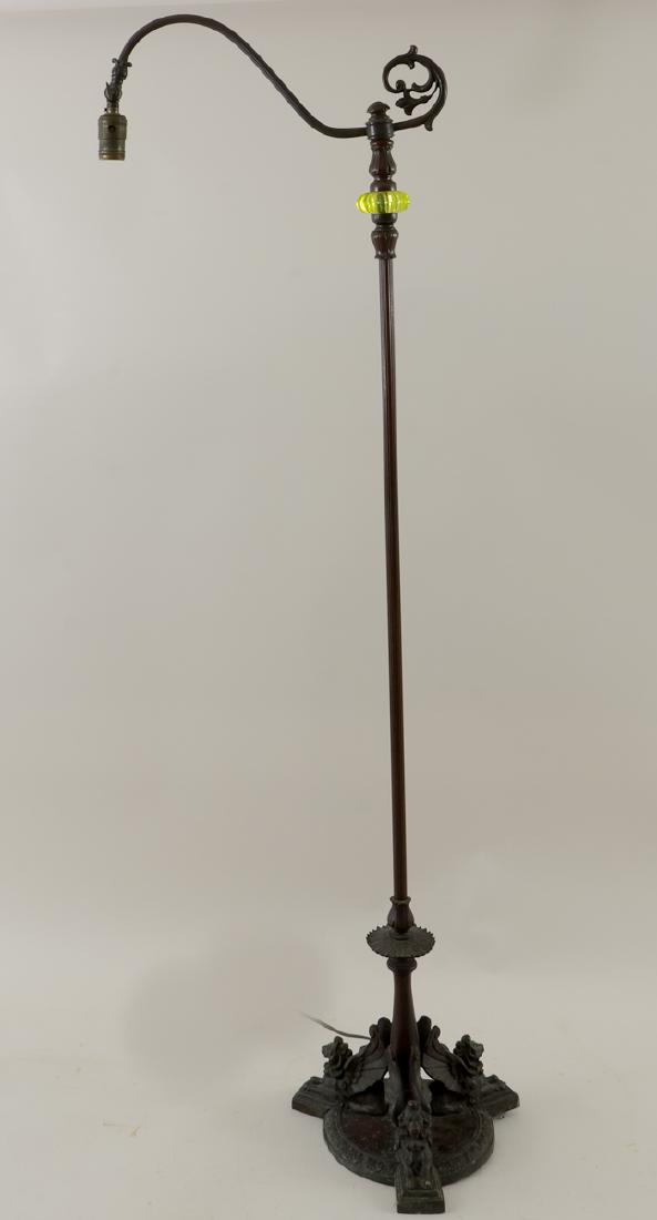 Antique Bronze Floor Lamp (1 of 4)