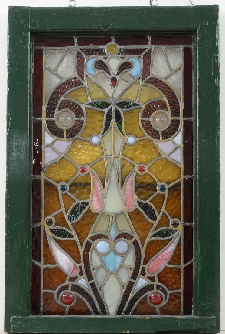 Antique Leaded Glass Window