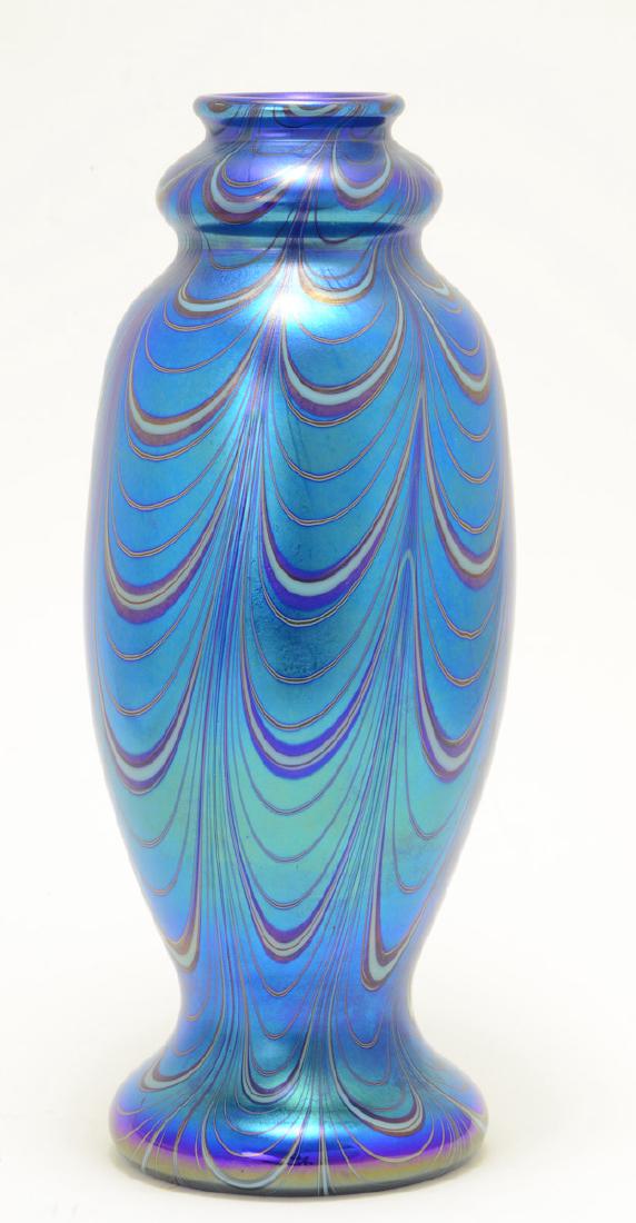 Orient and Flume art glass vase (1 of 3)