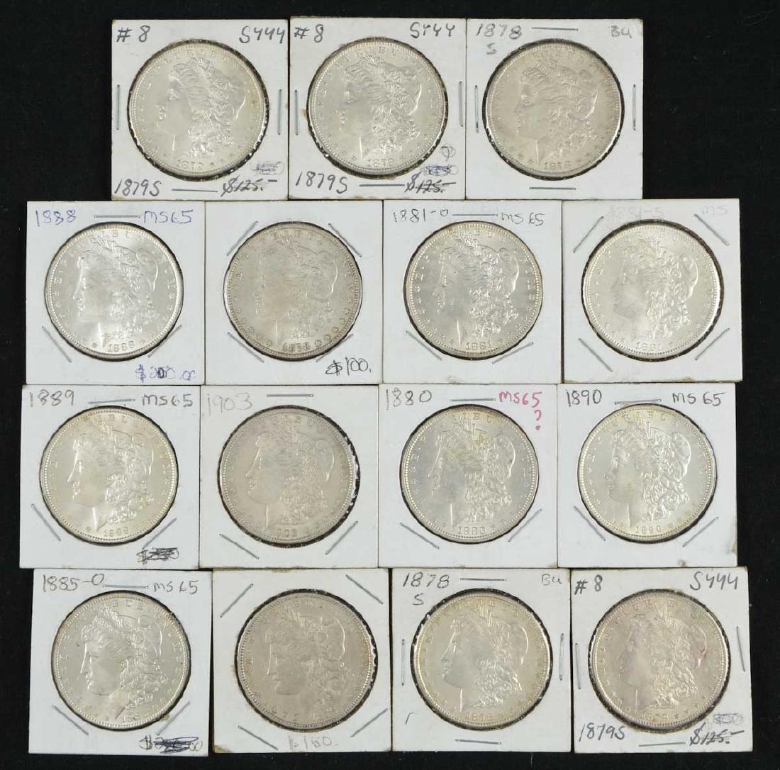 15 Morgan Silver Dollars (1 of 3)