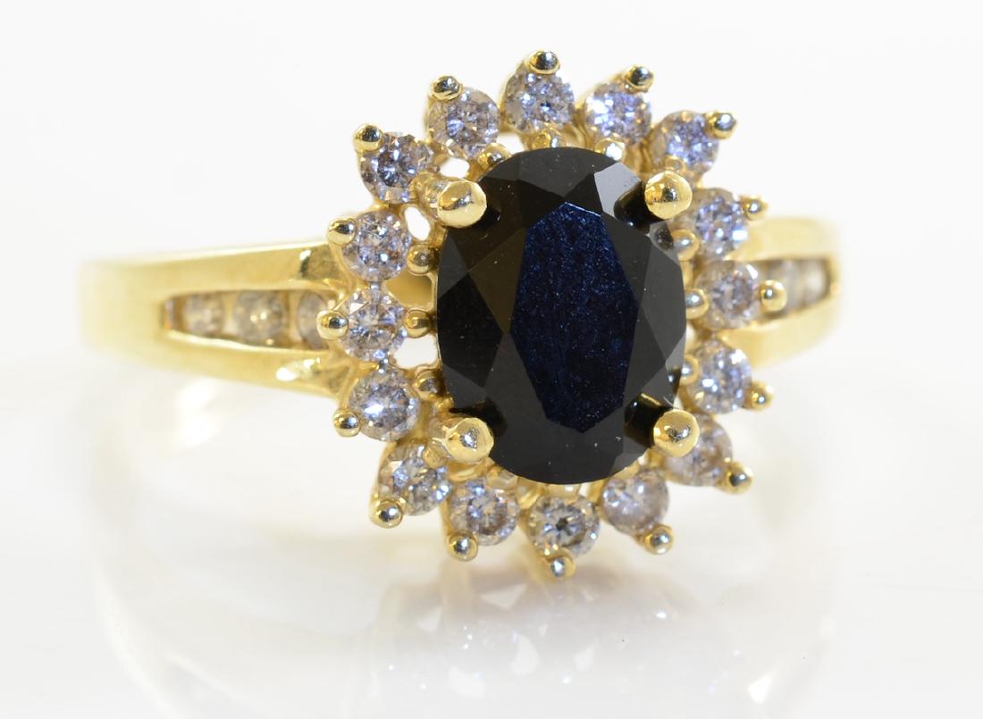 Ladies 14K Diamond Dinner Ring (1 of 2)