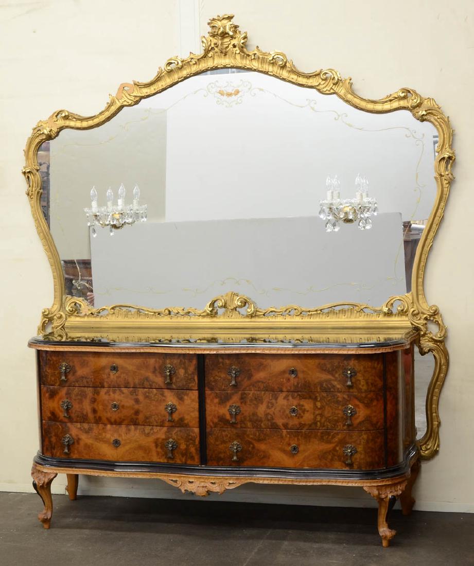 Giltwood Italian Bedroom Suite (1 of 3)