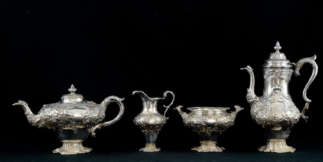 Scottish Sterling Silver Tea Service (1 of 6)