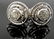 Ladies 14K White Gold Diamond Earrings