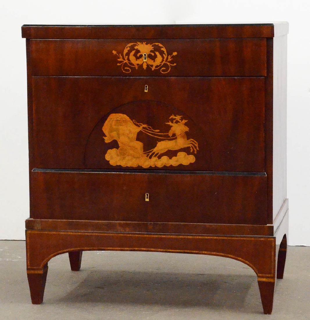 Antique Inlaid Biedermeier Commode (1 of 5)