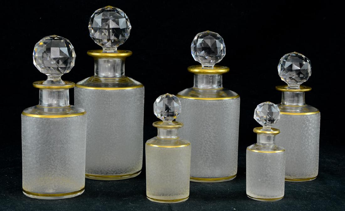 French Crystal and Gilt Vanity Set (1 of 2)