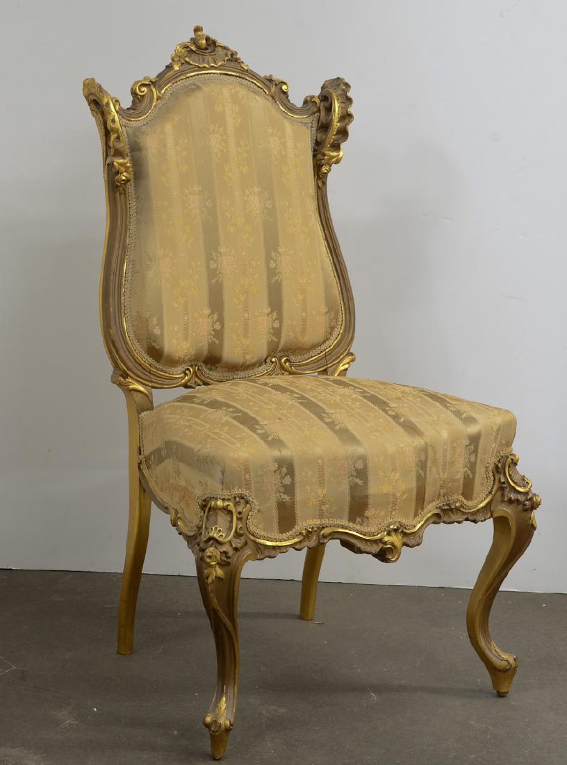 Antique Giltwood Side Chair (1 of 5)