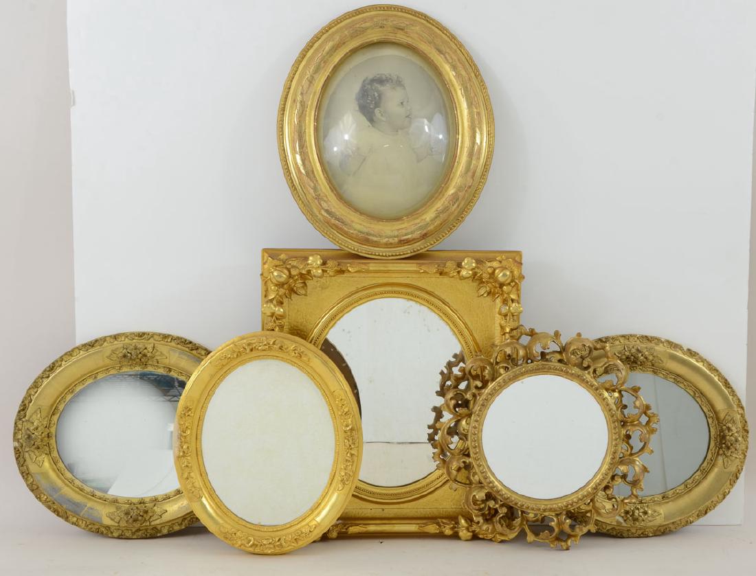 Six Antique Gilt Frames (1 of 1)