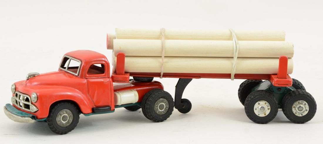 Japanese Tin Toy Logging Truck (1 of 2)