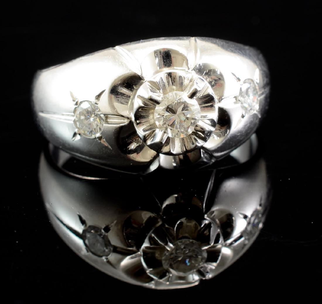 Mens 14K Diamond Ring (1 of 3)