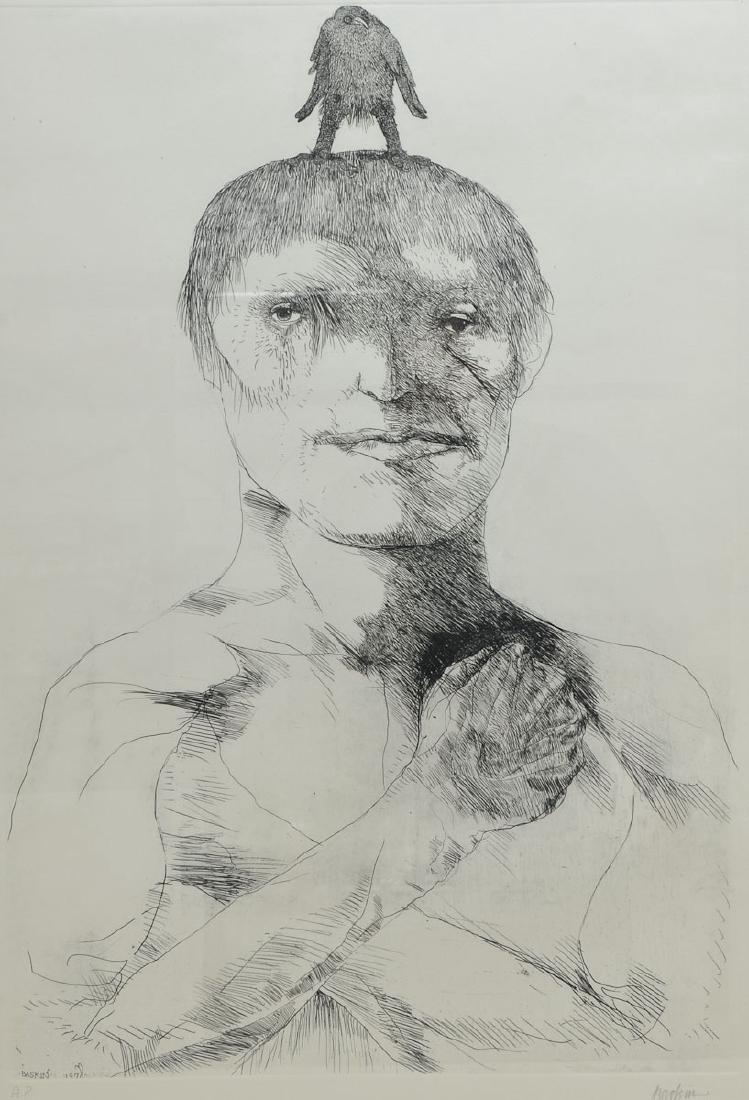 Leonard Baskin Woodcut (1 of 4)