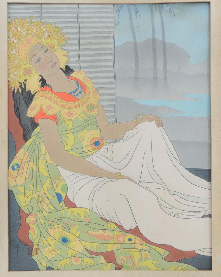 Paul Jacoulet, Apres la Danse, Celebes (1 of 2)