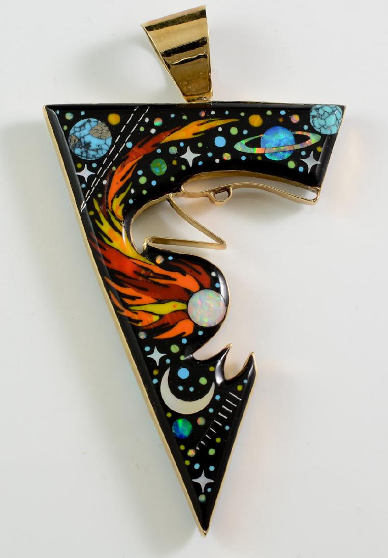 Native American Eagle Pendant (1 of 4)