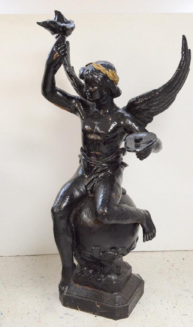 Large Cast Iron Garden Statue