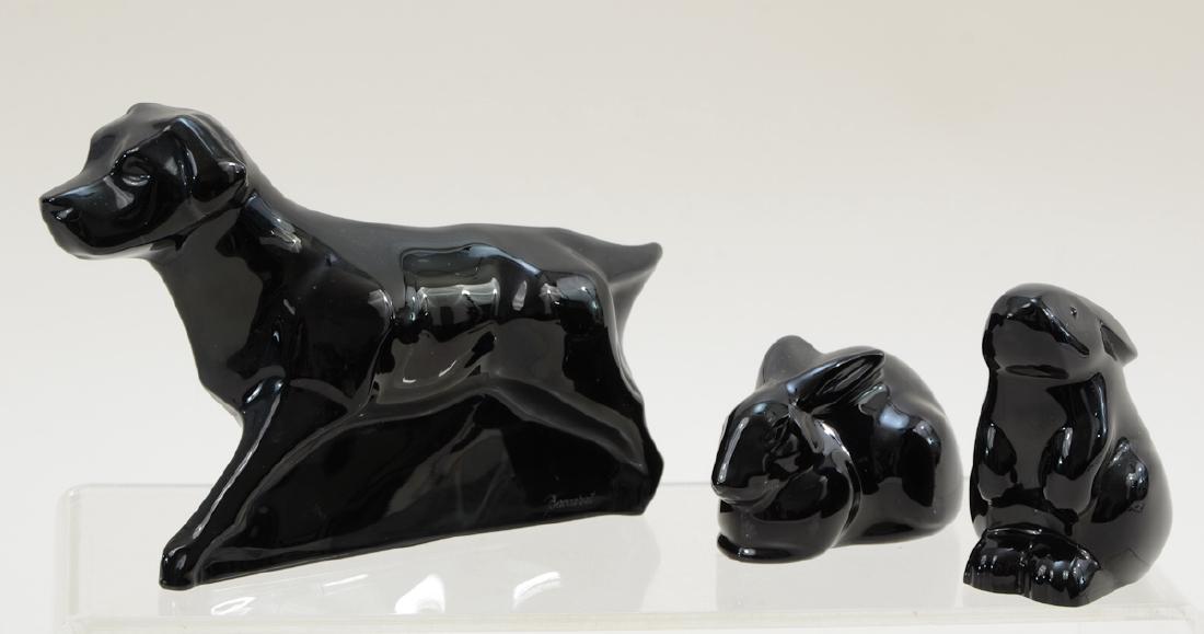 Three Baccarat Glass Animals (1 of 5)