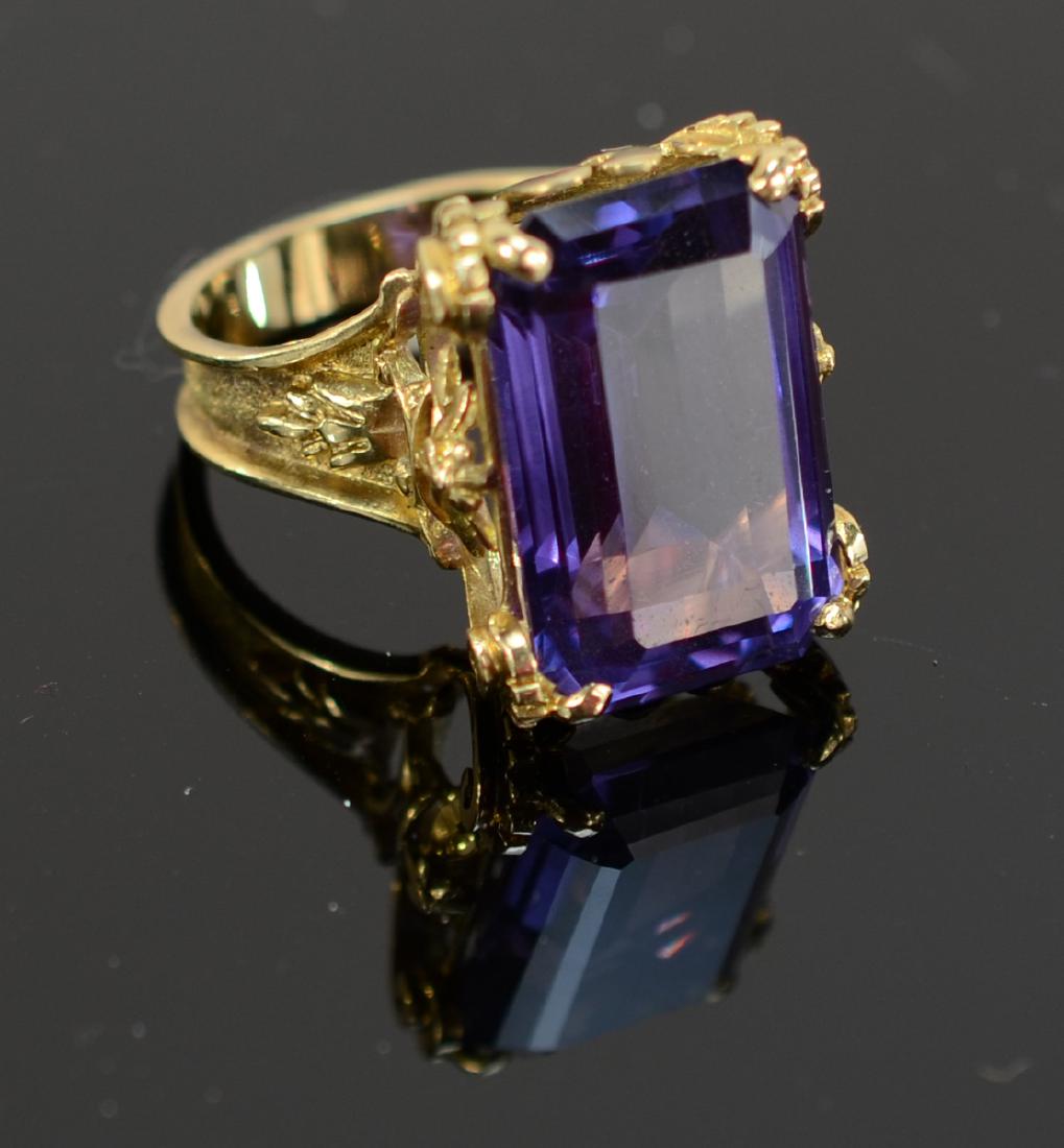 Antique Ladies 14K Amethyst Ring (1 of 3)