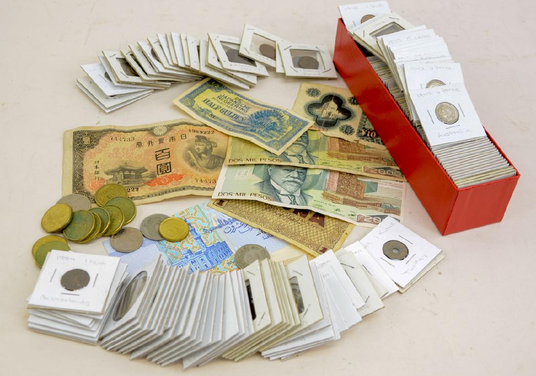 World Coins and Currency Collection (1 of 1)