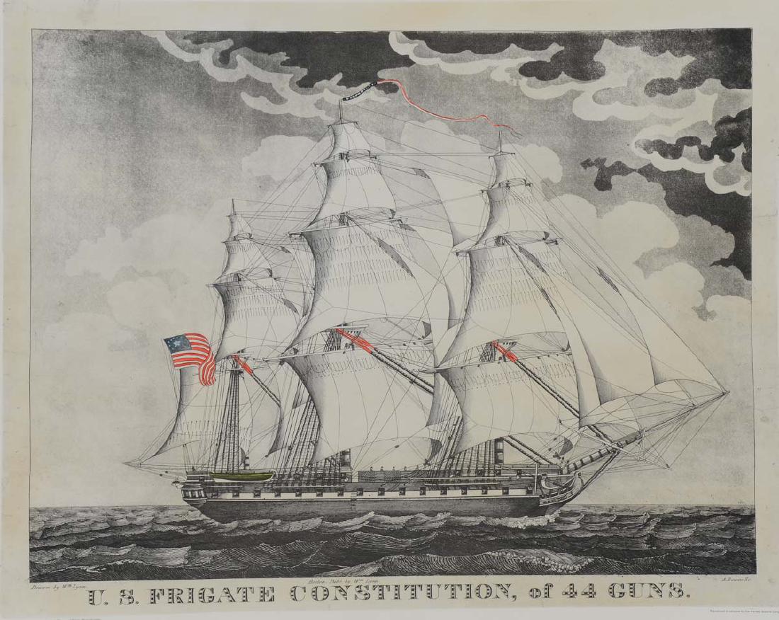 U.S. Frigate Constitution of 44 Guns (1 of 2)