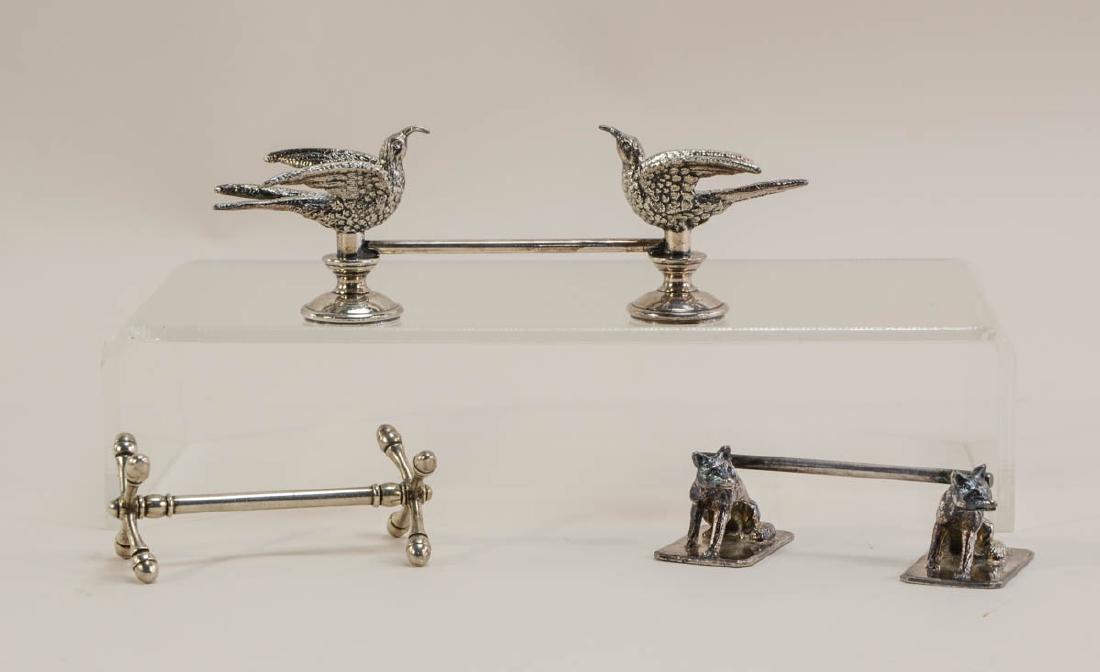 Three antique figural Knife Rests (1 of 5)