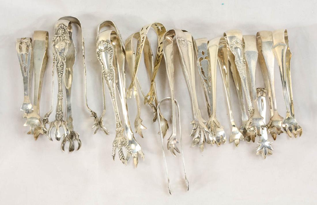 Sterling Silver Serving tongs (1 of 3)
