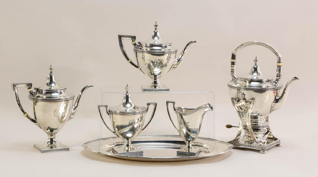 Gorham Etruscan Sterling Silver Tea Set (1 of 7)