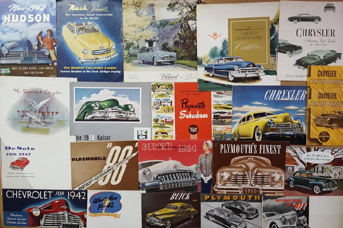 1941-52 US car brochures (1 of 4)