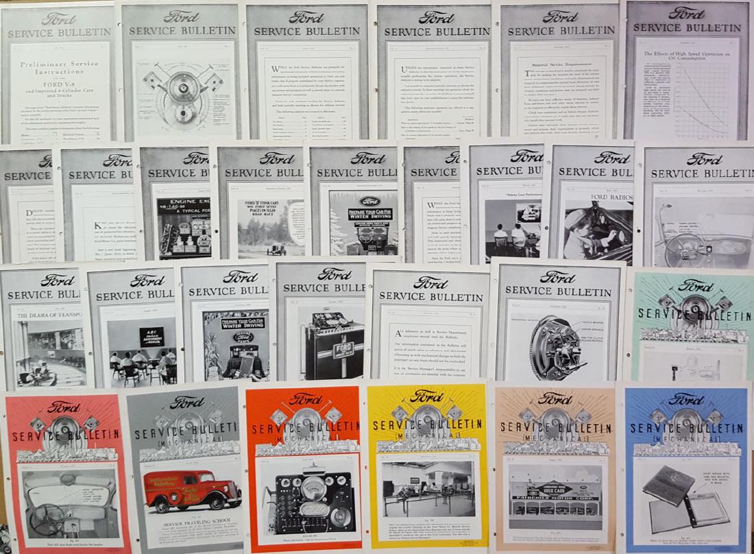 1932- 1937 Ford Service Bulletins (1 of 2)
