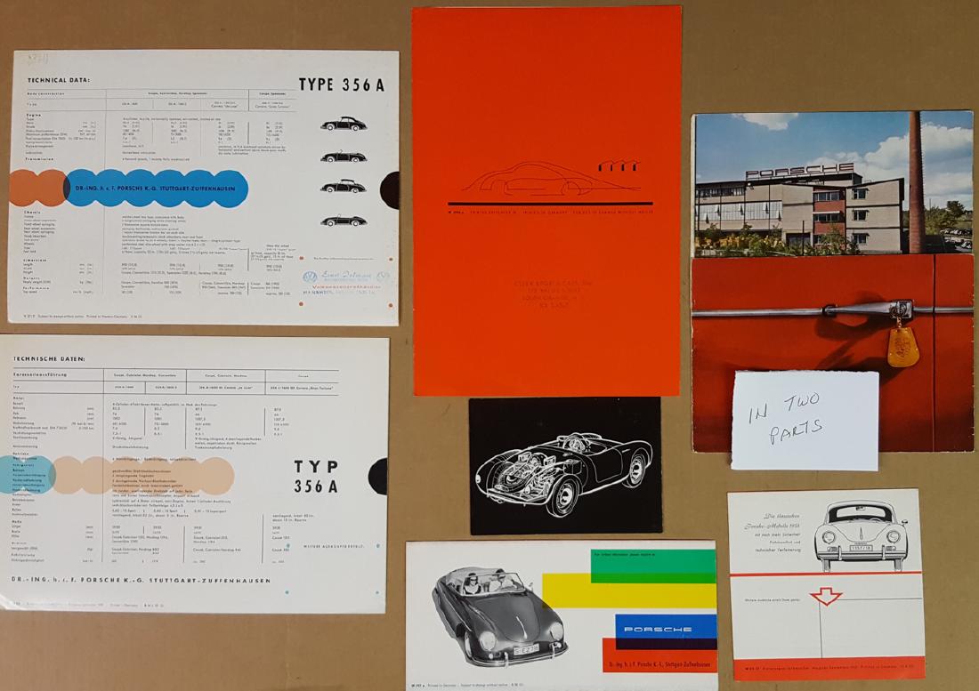 Six Porsche 356A items (1 of 3)